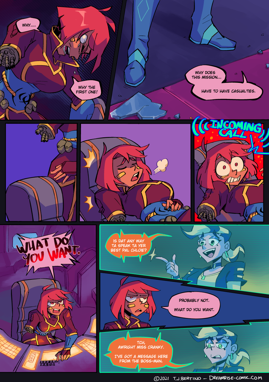 Kara's lucky the camera is facing her instead of the screen she just shattered.